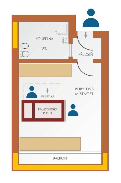 Hotel Nastup Loucna pod Klinovcem Room photo